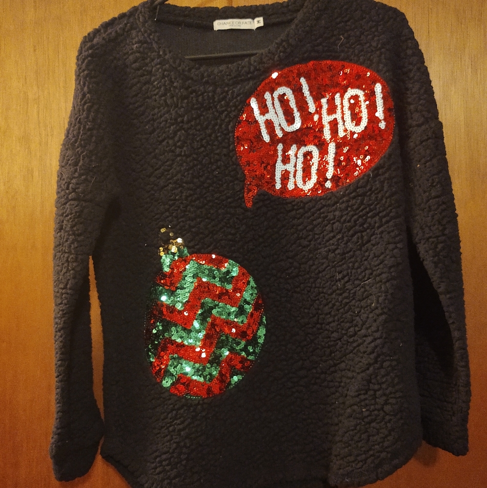 Fuzzy Christmas sweater